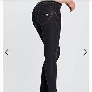 XL 7/8L Freddy WR.UP Denim Black w/Yellow Stitch